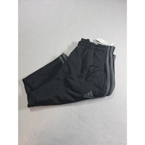 Adidas Trico Zip Pant Mens Black Gray Size M New